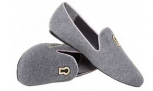 Cashmere slippers